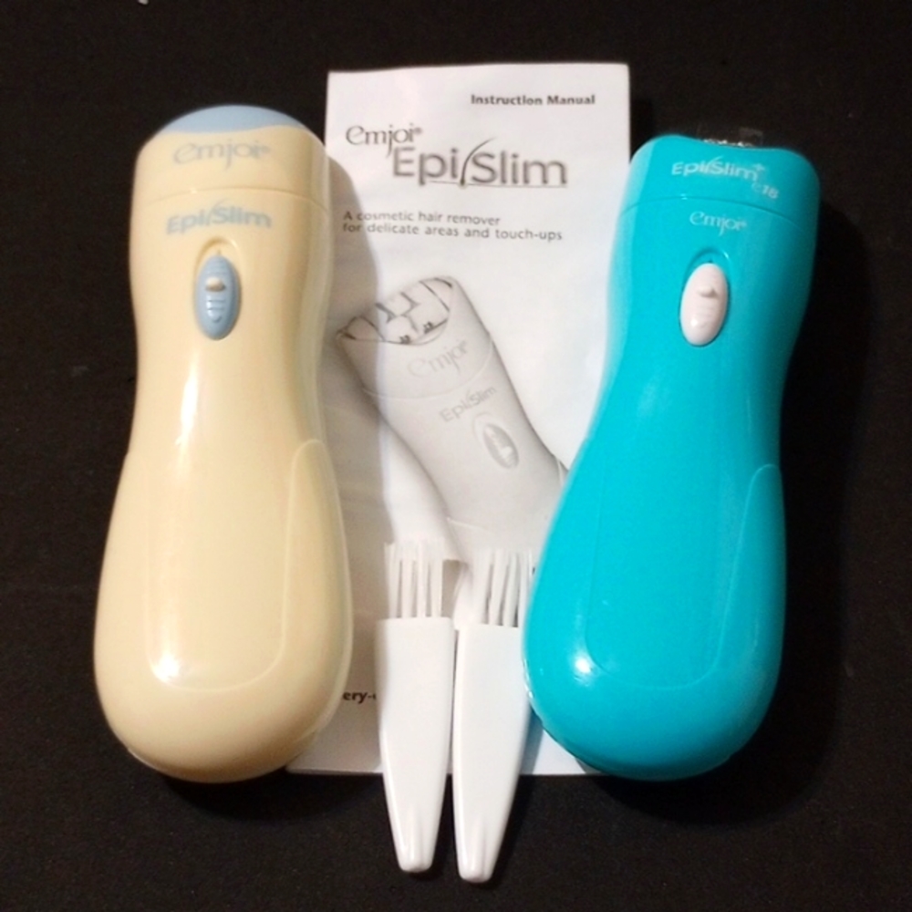 Epislim beige and epislim +e18 blue (epilators)